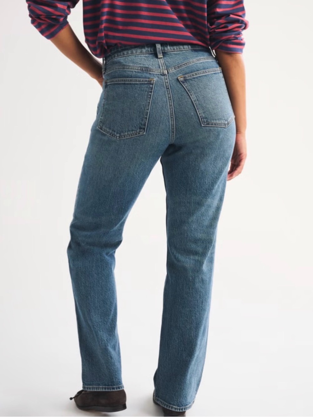 Abercrombie & Fitch 90’s High-Rise Straight Curve Love Jeans - Picture 3 of 7